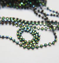 16ss Swarovski 2088 Chain Flat Back Crystal Vitrail Medium 4mm 0.5/1/2/5 Meters Vintage Black Settings Wedding Supplies|Jewelry Making
