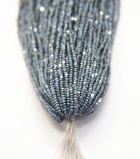 11/0 Hanks Charlotte Cut Beads Ionized Opaque Light Sapphire 1/5/25/50/100 Hanks PREMIUM SEED BEADS, Native Supplies