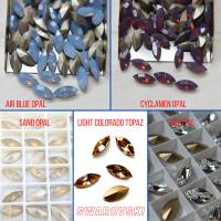 15x7 mm Swarovski fancy Navette Jewery making stones gemstones fancy opal stones