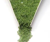 11/0 Charlotte Cut Beads Crystal Matt Olivine Lined 10/20/50/250/500 Grams embroidery materials, jewelry making, vintage beads, rare finding