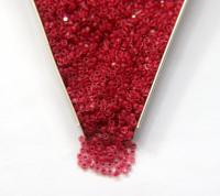 11/0 Charlotte Cut Beads Crystal Matt Ruby Lined 10/20/50/250/500 Grams embroidery materials, jewelry making, vintage beads, rare finding