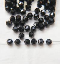 7mm Jet Vintage Swarovski rocky cut crystal beads - Art. 371/5007 2/6/12/36/72/144 Pieces PREMIUM MATERIALS