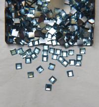 Swarovski Aquamarine Comet 2400 Square Flat Back Crystal 24/72/144/432/720 Pieces Nail art decoration, craft supplies, wedding decorations