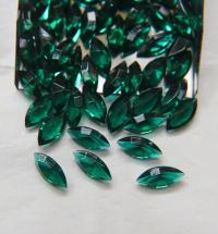 15x7 mm Swarovski fancy Emerald Unfoiled 6/24 Pieces Jewery making stones gemstones, fancy opal stones