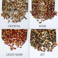 6X3 mm Czech fancy Navette fancy Siam Iridescent foiled 36/72/144/288 Pieces Jewery making stones gemstones, fancy opal stones