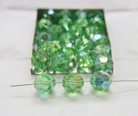 14 MM Swarovski Vintage Peridot Aurore Boreale 2/6/12/436/72/144 Pieces #5000 Premium materials