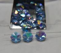 16mm SWAROVSKI 5110 - Daisy vintage Swarovski crystal bead in Light Sapphire AB 2/4/24/72/144 Pieces Premium Supply