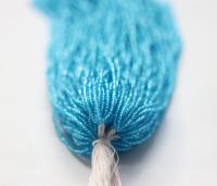 13/0 Hanks Charlotte Cut Beads 60010 Aqua Transparent 1/5/25/50/100 Hanks 1.6mm glass beads, jewelry supply, findings, craft supply