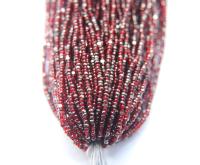 11/0 Hanks Charlotte Cut Beads 03050 Patina Ruby Gunmetal 1/5/25/50/100 Hanks 2.0mm glass beads, jewelry supply, findings