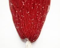 13/0 Hanks Charlotte True Cut Beads Opaque Garnet 1/5/25/50/100 Hanks 1.6mm glass beads, jewelry supply, findings, craft supply, rare beads