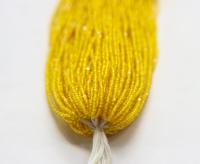 11/0 Hanks Charlotte Cut Beads 80010 Yellow Transparent 1/5/25/50/100 Hanks 2.0mm glass beads, jewelry supply, findings, craft supply