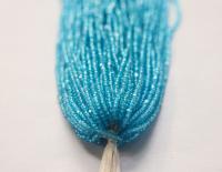 11/0 Hanks Charlotte Cut Beads Transparent Light Medium Aqua 1/5/25/50/100 Hanks 2.0mm glass beads, jewelry supply, findings, craft supply