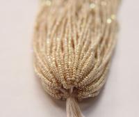 11/0 Hanks Charlotte Cut Beads Patina Ivory Aurore Boreale 1/5/25/50/100 Hanks PREMIUM SEED BEADS, Native Supplies
