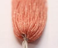 11/0 Hanks Charlotte Cut Beads Crystal Vintage Rose Lined 1/5/25/50/100 Hanks PREMIUM SEED BEADS, Native Supplies