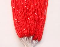 13/0 Hanks Charlotte Cut Beads 93190 Opaque Red Coral 1/5/25/50/100 Hanks 1.6mm glass beads, jewelry supply, findings, craft supply, rare