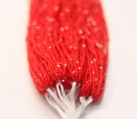 13/0 Hanks Charlotte Cut Beads 93190 Opaque Red Coral 1/5/25/50/100 Hanks 1.6mm glass beads, jewelry supply, findings, craft supply, rare