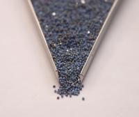 13/0 Charlotte Cut Beads Patina Opaque Light Blue Gun Metal 5/10/20/50/250/500 Grams craft supplies, jewelry making, embroidery materials