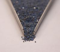 13/0 Charlotte Cut Beads Patina Opaque Light Blue Gun Metal 5/10/20/50/250/500 Grams craft supplies, jewelry making, embroidery materials