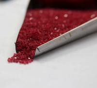 11/0 Charlotte Cut Beads Crystal Matt Ruby Lined 10/20/50/250/500 Grams embroidery materials, jewelry making, vintage beads, rare finding