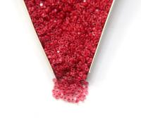 11/0 Charlotte Cut Beads Crystal Matt Ruby Lined 10/20/50/250/500 Grams embroidery materials, jewelry making, vintage beads, rare finding
