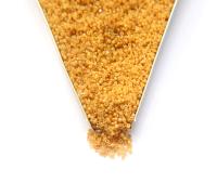 13/0 Charlotte Cut Beads Crystal Matt Light Topaz Lined 5/10/20/50/250/500 Grams embroidery materials, jewelry making, vintage beads