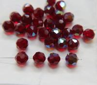 14 MM Swarovski Vintage Siam Aurore Boreale 2/6/12/436/72/144 Pieces #5000 Premium materials