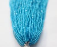 13/0 Hanks Charlotte Cut Beads 60010 Aqua Transparent 1/5/25/50/100 Hanks 1.6mm glass beads, jewelry supply, findings, craft supply