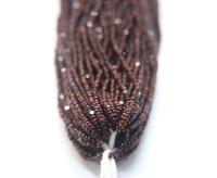 11/0 Hanks Charlotte Cut Beads Opaque Chocolate Brown Rust Mix 1/5/25/50/100 Hanks PREMIUM SEED BEADS, Native Supplies