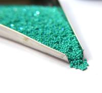 11/0 Charlotte Cut Beads Patina Opaque Aqua Green Aurore Boreale 10/20/50/250/500 Grams PREMIUM MATERIALS, Native supplies