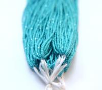 13/0 Charlotte true Cut Beads 1.6 MM Premium Turquoise Blue Opaque 1/5/25/50/100 Hanks PREMIUM SEED Beads, bracelet beads, tassel beads