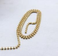 6 SS Rhinestone Chain Vintage Glass Pressed Chatons Alabaster 2mm 1/2/5/15 Meters vintage findings, strass chains, craft supplies