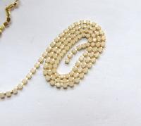 6 SS Rhinestone Chain Vintage Glass Pressed Chatons Alabaster 2mm 1/2/5/15 Meters vintage findings, strass chains, craft supplies