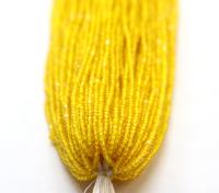 11/0 Hanks Charlotte Cut Beads Transparent Yellow Loose Beads 1/5/25/50/100 Hanks 2.0mm glass beads, jewelry supply, findings, craft supply