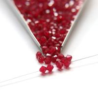 6MM Ruby Givré Vintage Swarovski Bicone Beads 12/36/72/144/288 Pieces embroidery materials, jewelry making, rare beads, wedding decorations