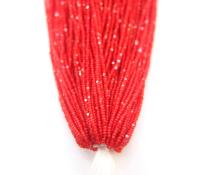 13/0 Hanks Charlotte Cut Beads 90070 Matt Light Ruby 1/5/25/50/100 Hanks jewellery rare glass beads, jewelry supply, findings, craft supply