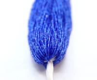 13/0 Hanks Charlotte Cut Beads 30050 Sapphire Transparent 1/5/25/50/100 Hanks 1.6mm glass beads, jewelry supply, findings, craft