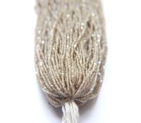 13/0 Hanks Charlotte Cut Beads Dark Pearl Beige 2X 1/5/25/50/100 Hanks 1.6mm glass beads, native jewelry supply, findings