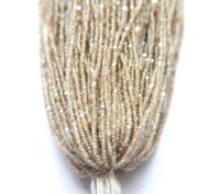 13/0 Hanks Charlotte Cut Beads Dark Pearl Beige 2X 1/5/25/50/100 Hanks 1.6mm glass beads, native jewelry supply, findings