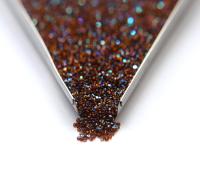 13/0 Charlotte Cut Beads Patina Smoked Topaz Aurore Boreale 5/10/20/50/250/500 Grams craft supplies, jewelry making, embroidery material