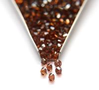 6MM Smoked Topaz (220) Swarovski Bicone Beads 20 Gross (2880 Pieces) embroidery materials, jewelry making, rare beads, wedding