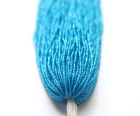13/0 Hanks Charlotte Cut Beads 60150 Dark Aqua Transparent 1/5/25/50/100 Hanks 1.6mm glass beads, jewelry supply, findings, craft supply