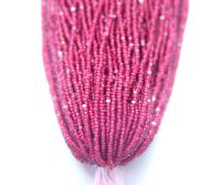 11/0 Hanks Charlotte Cut Beads Amethyst Fuchsia Lined 1/5/25/50/100 Hanks 2.0mm jewellery NATIVE rare glass beads, jewelry supply,