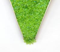 13/0 Charlotte Cut Beads Patina Transparent Kelly Green Aurore Boreale 5/10/20/50/250/500 Grams craft supply, jewelry making, native supply