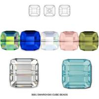 Swarovski 5601 Cube Bead 4mm wedding decorations jewelry supplies vintage craft supply