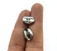10x14 mm Vintage Swarovski Crystal Satin Button 2 holes 2/6/12/36/72 pieces Vintage Crystal