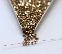 3x5mm Swarovski Vintage Crystal Aurum Flat Bicone Beads 12/36/72/144/432/720 Pieces vintage premium beads, wedding embellishments