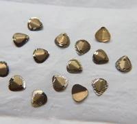 Faceted Metal Brass charms 50/100/250/500 Pieces, Faceted Brass beads, , Bracelets charms, brass findings
