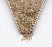 13/0 Charlotte Cut Beads Pearl Dark Beige 2X 5/10/20/50/250/500 Grams embroidery materials, jewelry making, Native vintage beads