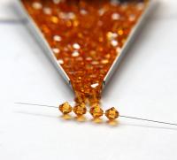 7mm Topaz Bicone beads Cuts 12/36/72/144/288 Pieces (205) Premium Materials