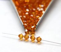 7mm Topaz Bicone beads Cuts 12/36/72/144/288 Pieces (205) Premium Materials